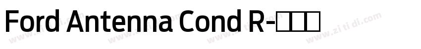 Ford Antenna Cond R字体转换